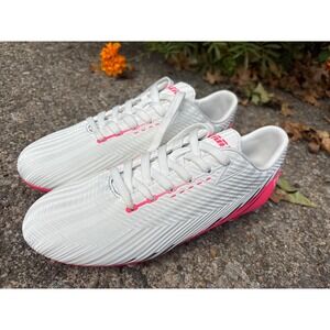 Vizari Tesoro JNR FG White Pink Soccer Cleats Junior Size 6J New